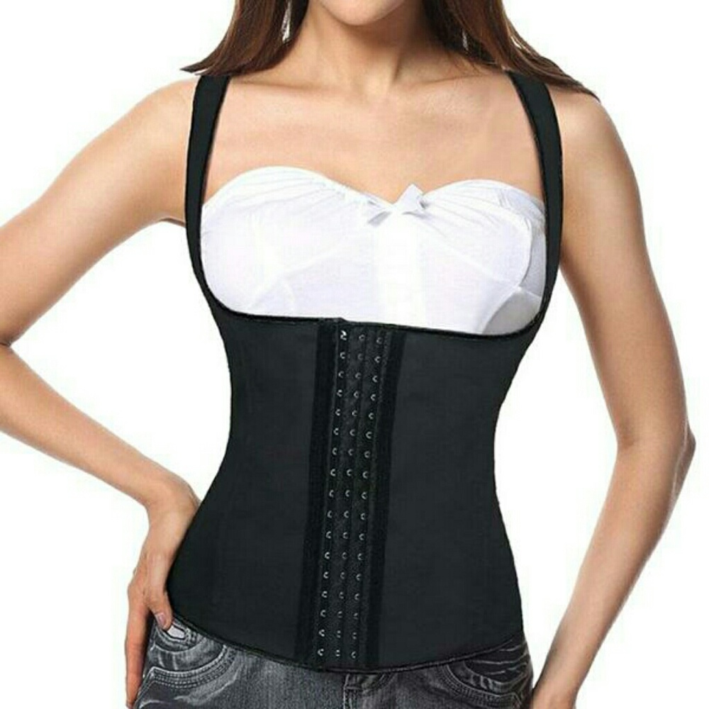 Latex vest waist trainer corset